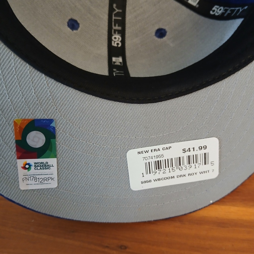 Dominican Republic Hat Mens Fitted 7 New Era 59FIFTY World Baseball Classic WBC - Picture 6 of 9